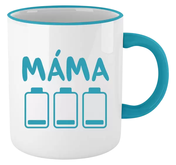 Hrnek Máma - vybité baterky