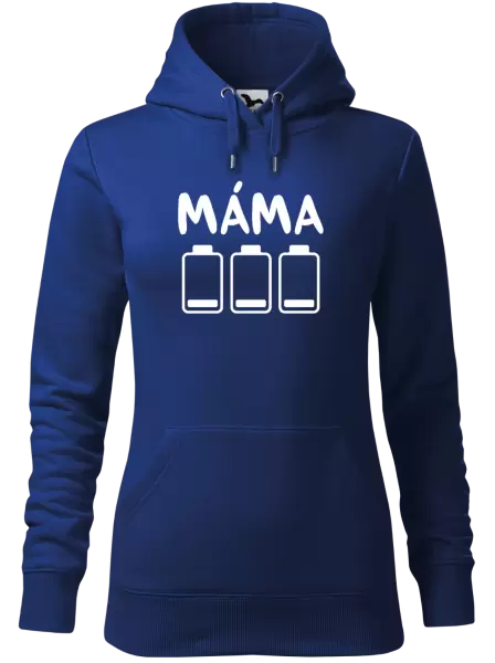 Dámská mikina Máma - vybité baterky