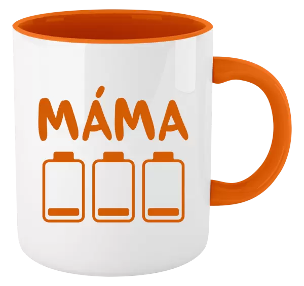 Hrnek Máma - vybité baterky