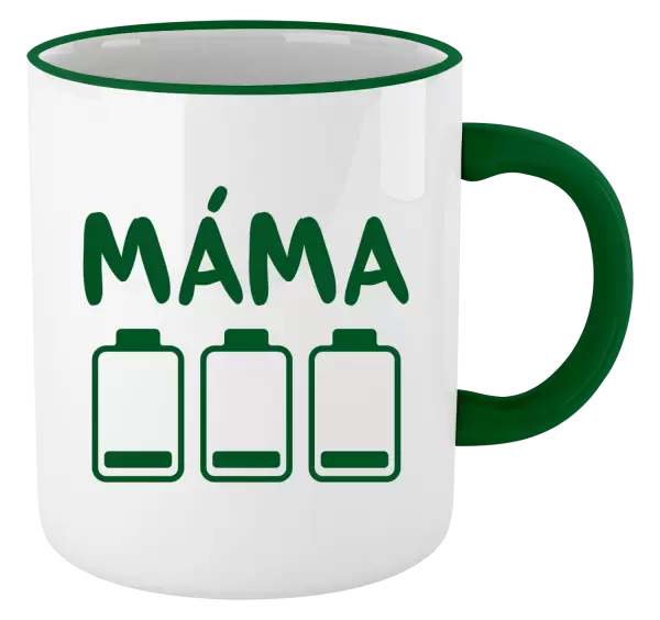 Hrnek Máma - vybité baterky