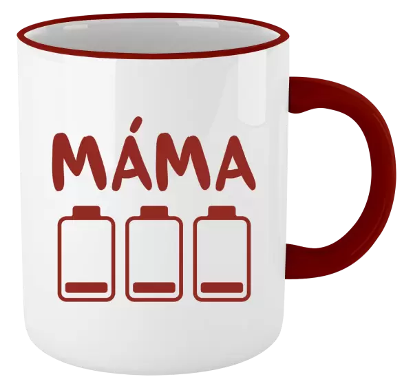 Hrnek Máma - vybité baterky