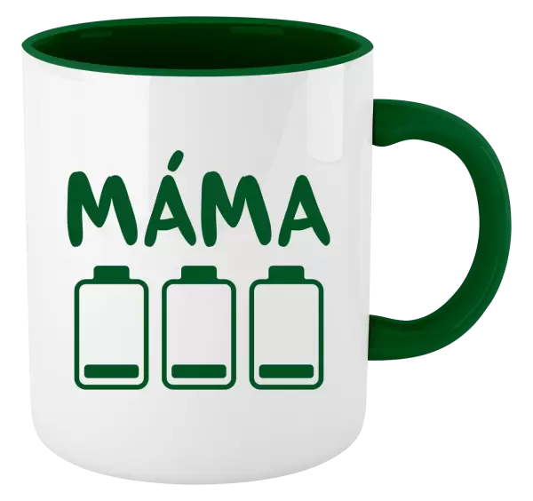 Hrnek Máma - vybité baterky