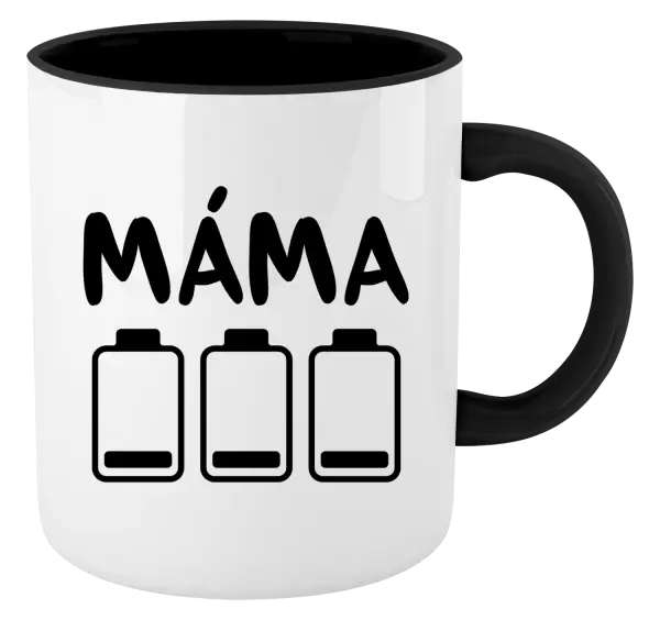 Hrnek Máma - vybité baterky