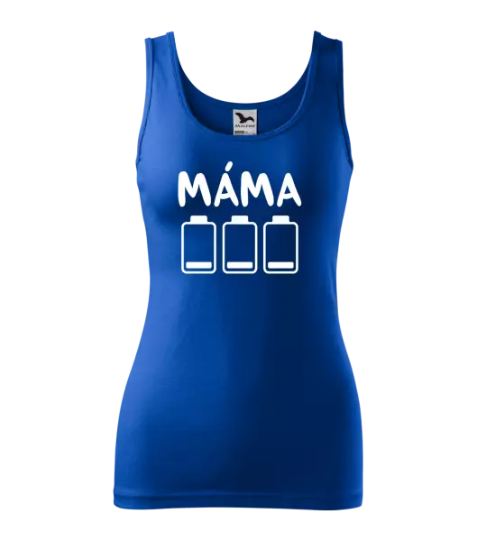 Dámské tílko Máma - vybité baterky
