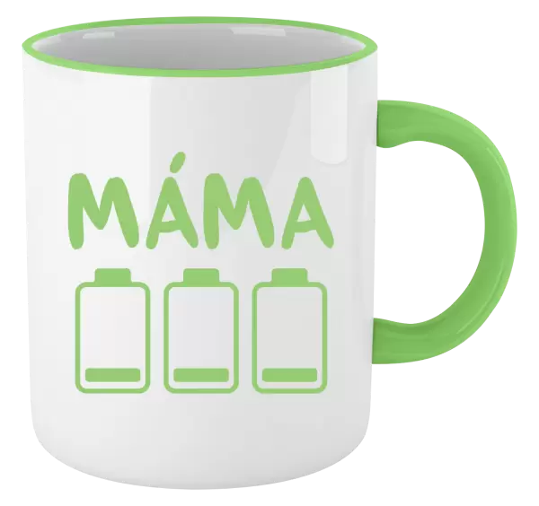 Hrnek Máma - vybité baterky