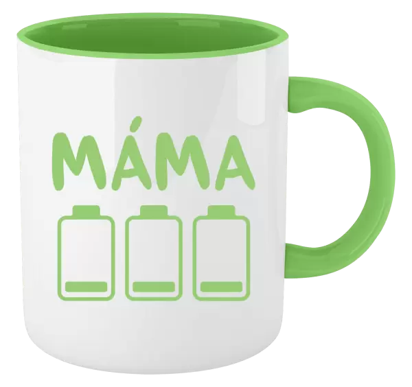 Hrnek Máma - vybité baterky
