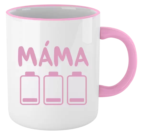 Hrnek Máma - vybité baterky