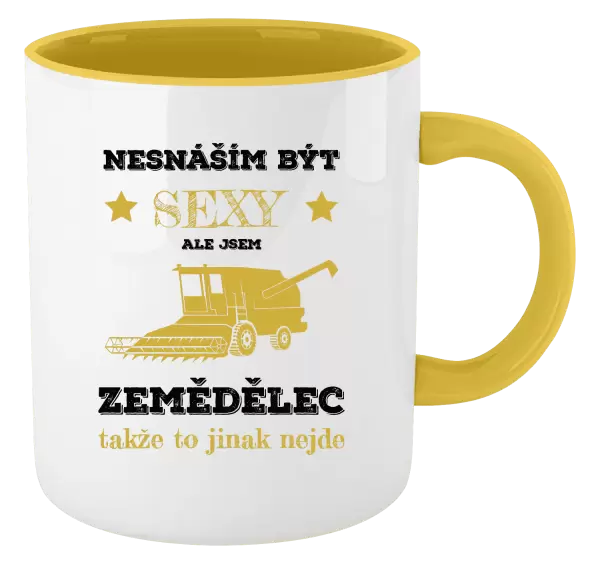 Hrnek Nesnáším být sexy, ale jsem zemědělec