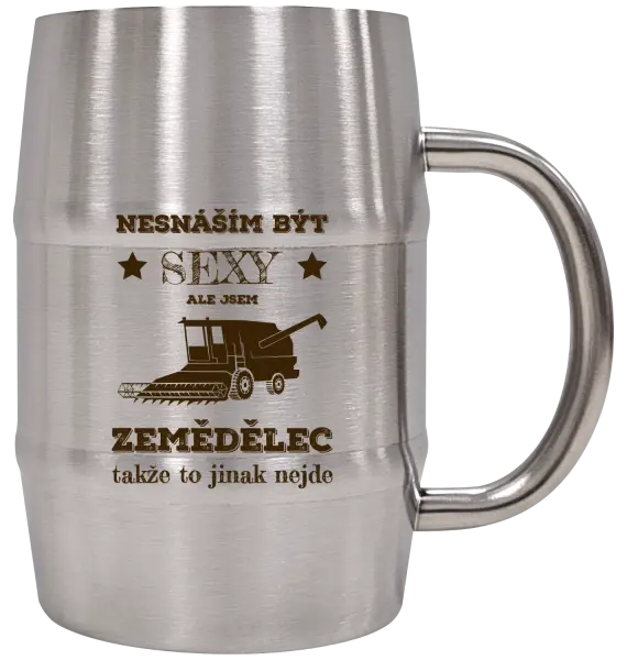 Nerezový chladicí půllitr Nesnáším být sexy, ale jsem zemědělec