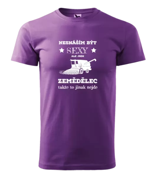 Pánské tričko Nesnáším být sexy, ale jsem zemědělec