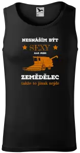 Pánské tílko Nesnáším být sexy, ale jsem zemědělec