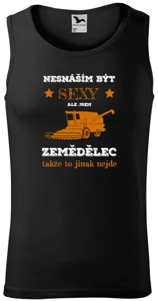 Pánské tílko Nesnáším být sexy, ale jsem zemědělec