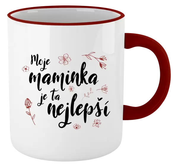 Hrnek Moje maminka je ta nejlepší