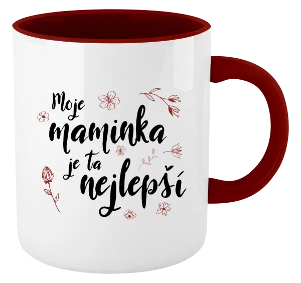 Hrnek Moje maminka je ta nejlepší