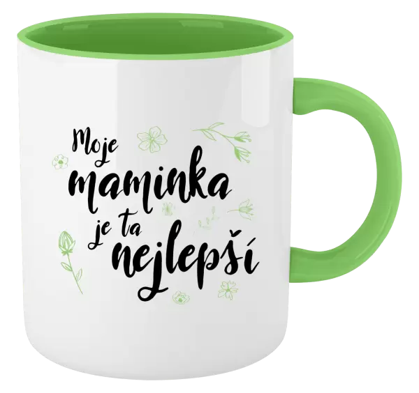 Hrnek Moje maminka je ta nejlepší