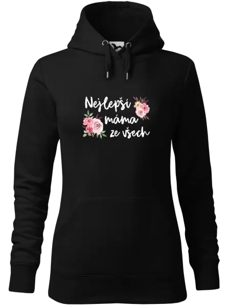 Dámská mikina Nejlepší máma ze všech - květiny