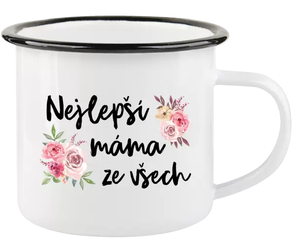 Plecháček Nejlepší máma ze všech - květiny