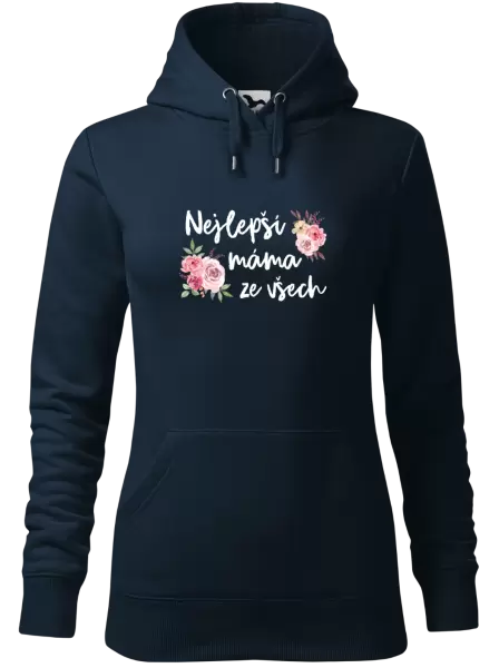 Dámská mikina Nejlepší máma ze všech - květiny