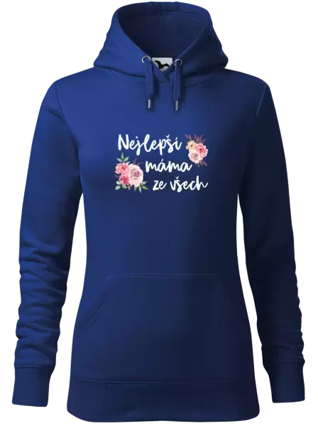Dámská mikina Nejlepší máma ze všech - květiny