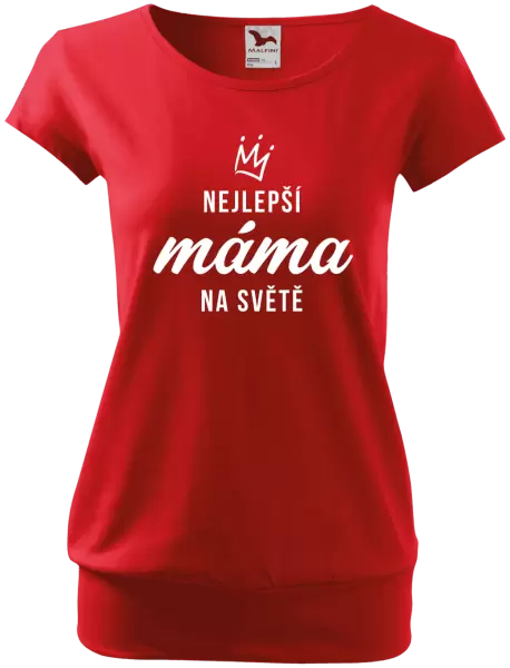 Dámské tričko Nejlepší máma na světě - korunka
