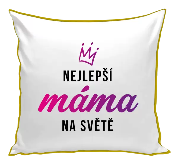Polštář Nejlepší máma na světě - korunka