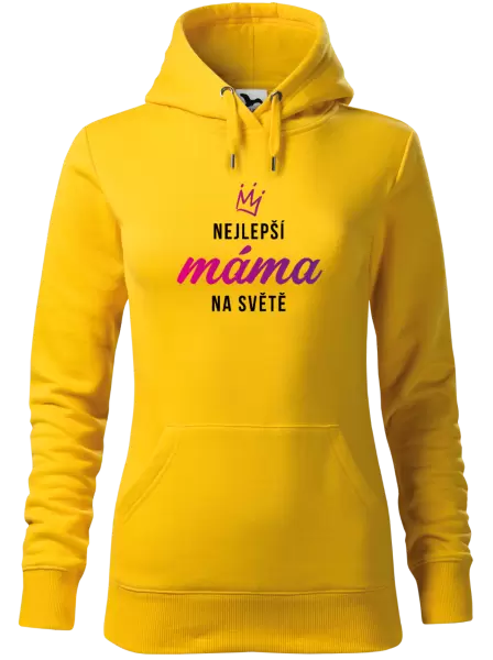 Dámská mikina Nejlepší máma na světě - korunka