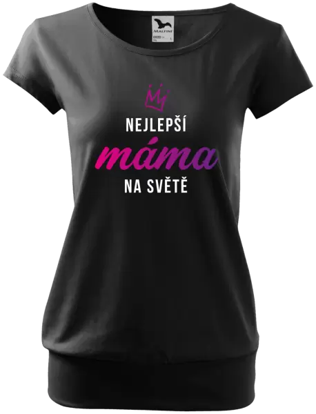 Dámské tričko Nejlepší máma na světě - korunka