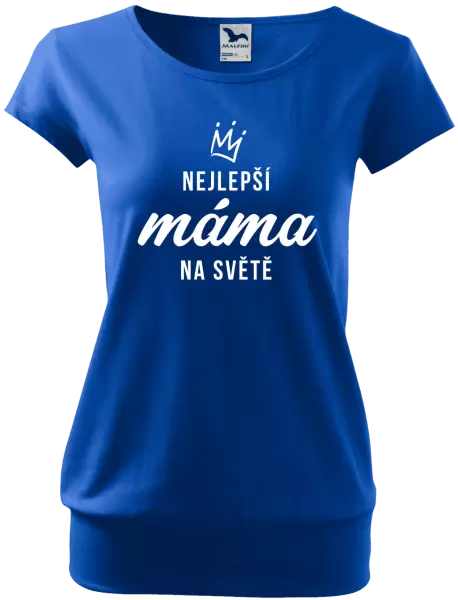 Dámské tričko Nejlepší máma na světě - korunka