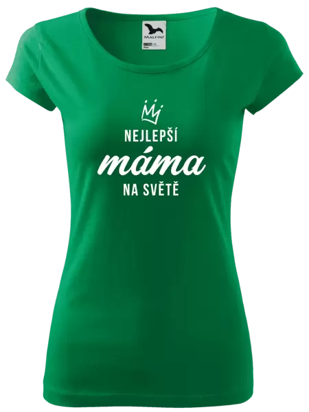Dámské tričko Nejlepší máma na světě - korunka
