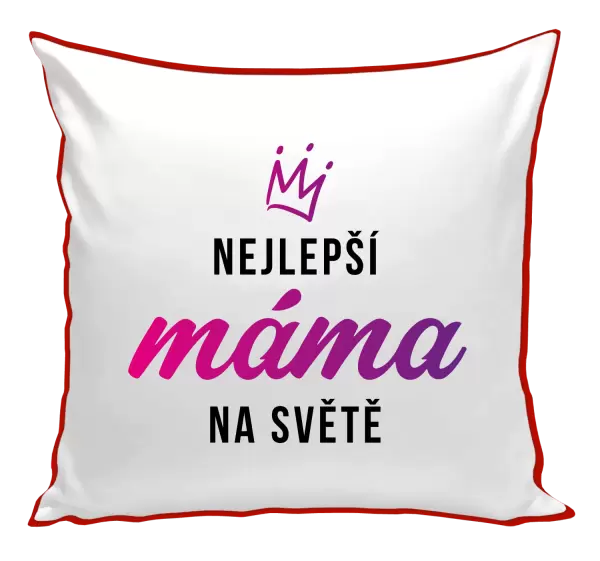 Polštář Nejlepší máma na světě - korunka