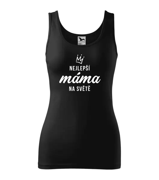 Dámské tílko Nejlepší máma na světě - korunka