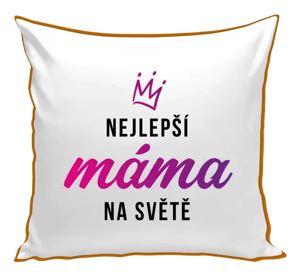 Polštář Nejlepší máma na světě - korunka