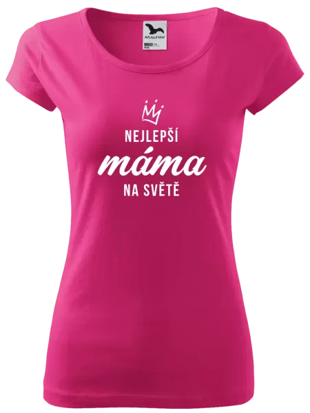 Dámské tričko Nejlepší máma na světě - korunka