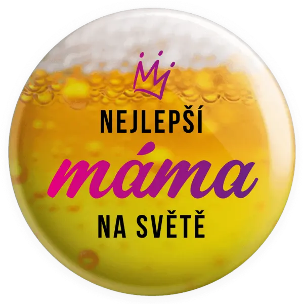 Placka Nejlepší máma na světě - korunka