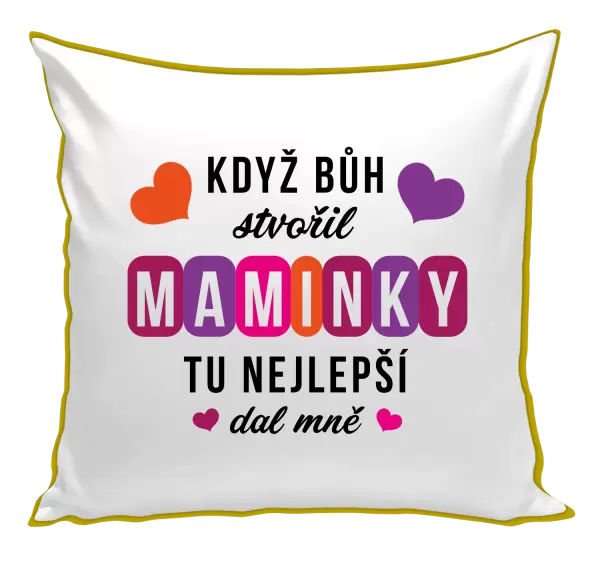 Polštář Když Bůh stvořil maminky