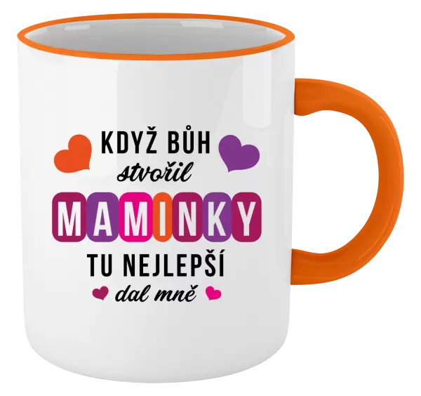 Hrnek Když Bůh stvořil maminky