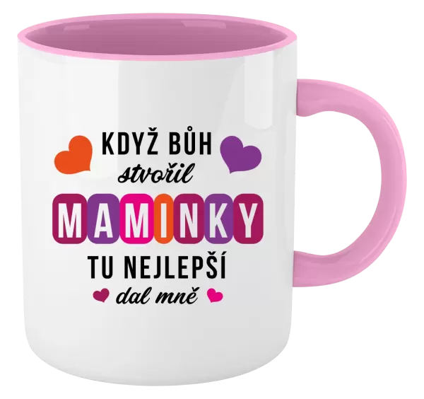 Hrnek Když Bůh stvořil maminky