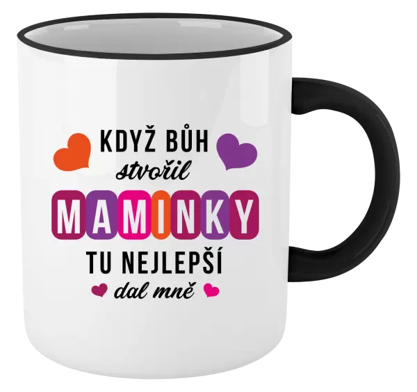 Hrnek Když Bůh stvořil maminky