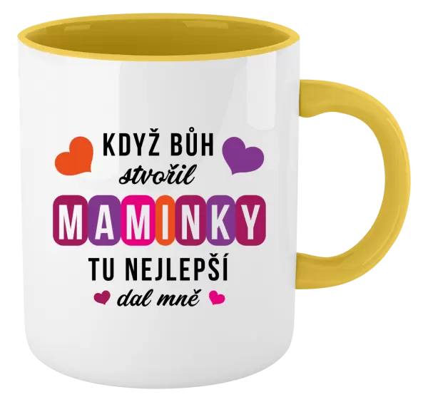 Hrnek Když Bůh stvořil maminky