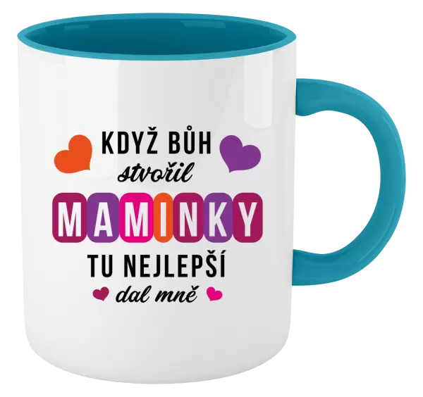Hrnek Když Bůh stvořil maminky