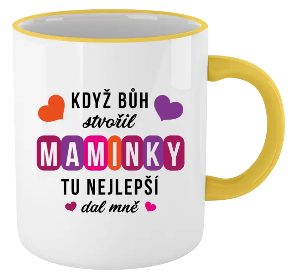 Hrnek Když Bůh stvořil maminky