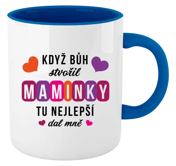 Hrnek Když Bůh stvořil maminky
