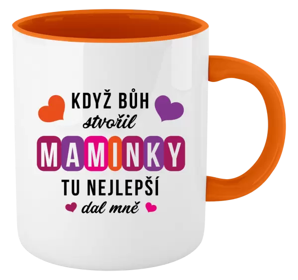 Hrnek Když Bůh stvořil maminky