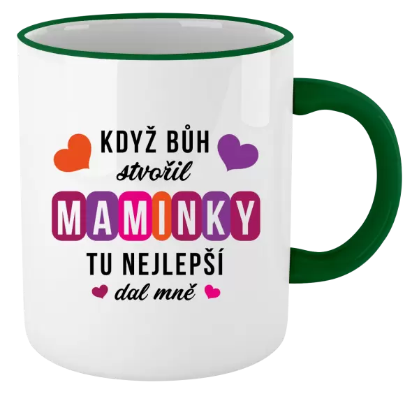Hrnek Když Bůh stvořil maminky