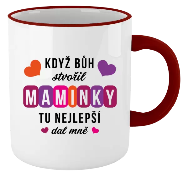 Hrnek Když Bůh stvořil maminky
