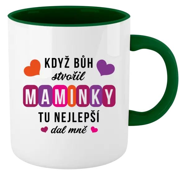 Hrnek Když Bůh stvořil maminky