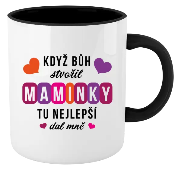 Hrnek Když Bůh stvořil maminky