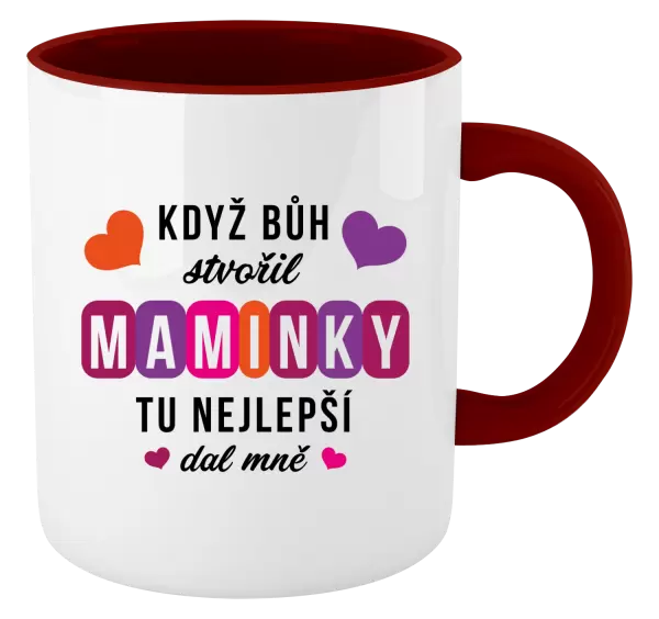 Hrnek Když Bůh stvořil maminky