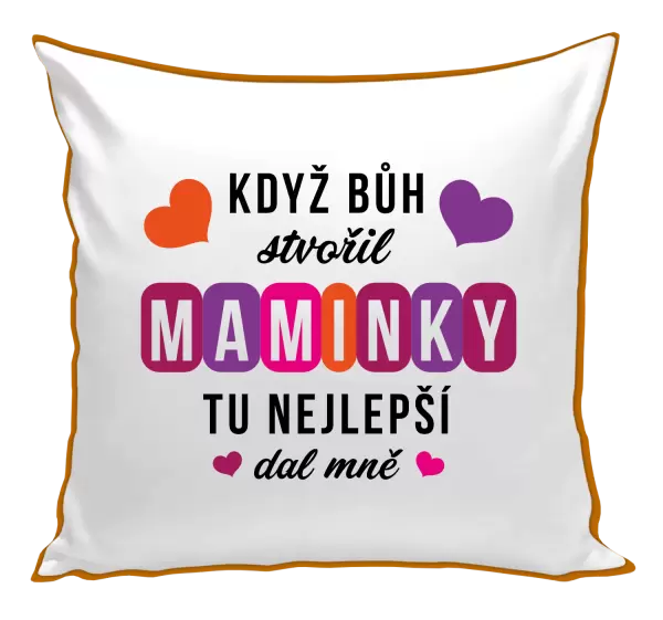 Polštář Když Bůh stvořil maminky