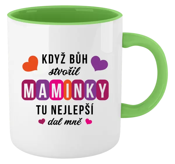 Hrnek Když Bůh stvořil maminky